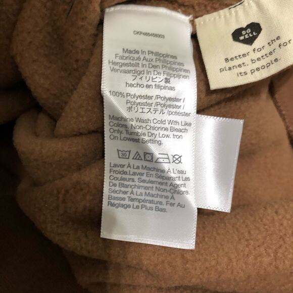 Madewell Men's Sweatshirt Size 2XL Brown‎ 1/4 Button Long Sleeve Pullover NWT - Picture 8 of 12